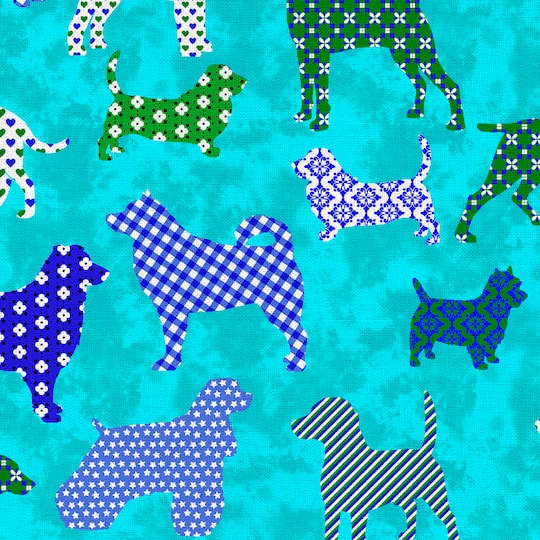 Fabric Editions Puppy Pals Cotton Fabric